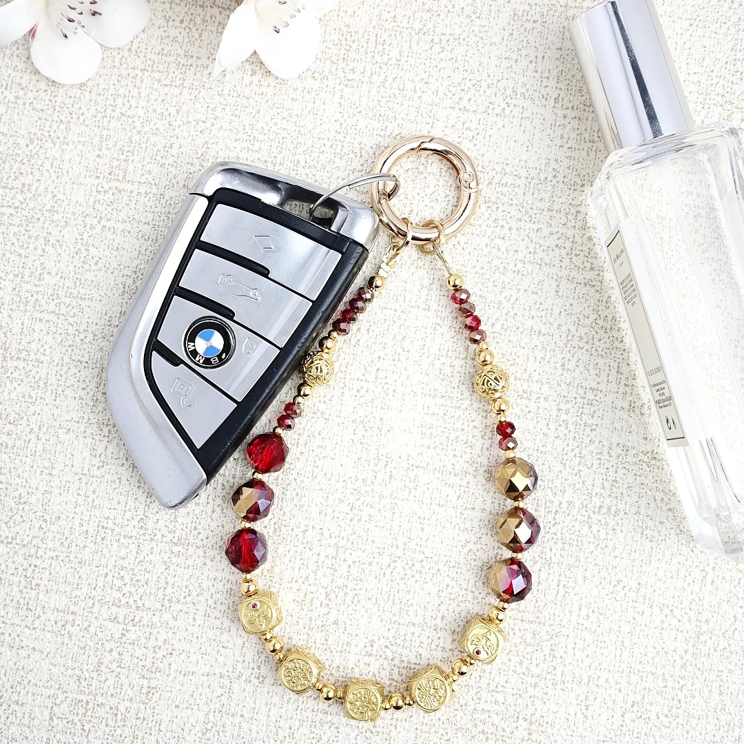 【五路来财】手机链新年款式2025新款手机挂绳红色系女生短款创意