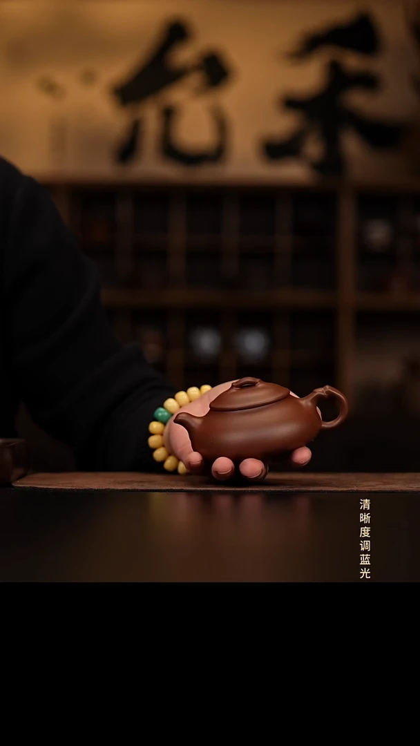 允禾斋 紫砂壶（微瑕）简瓢