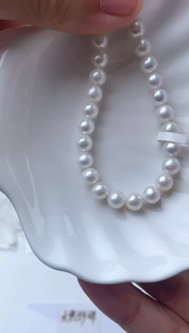淡水珍珠银S925镶嵌颈饰110076 11