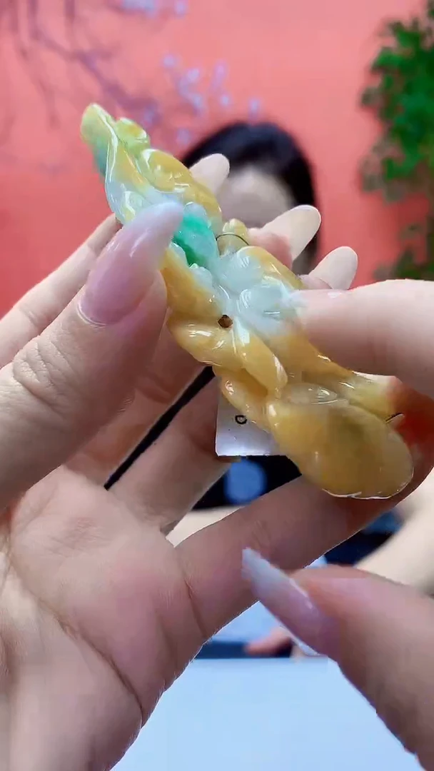 未镶嵌定制翡翠5160ty-毛货挂件132