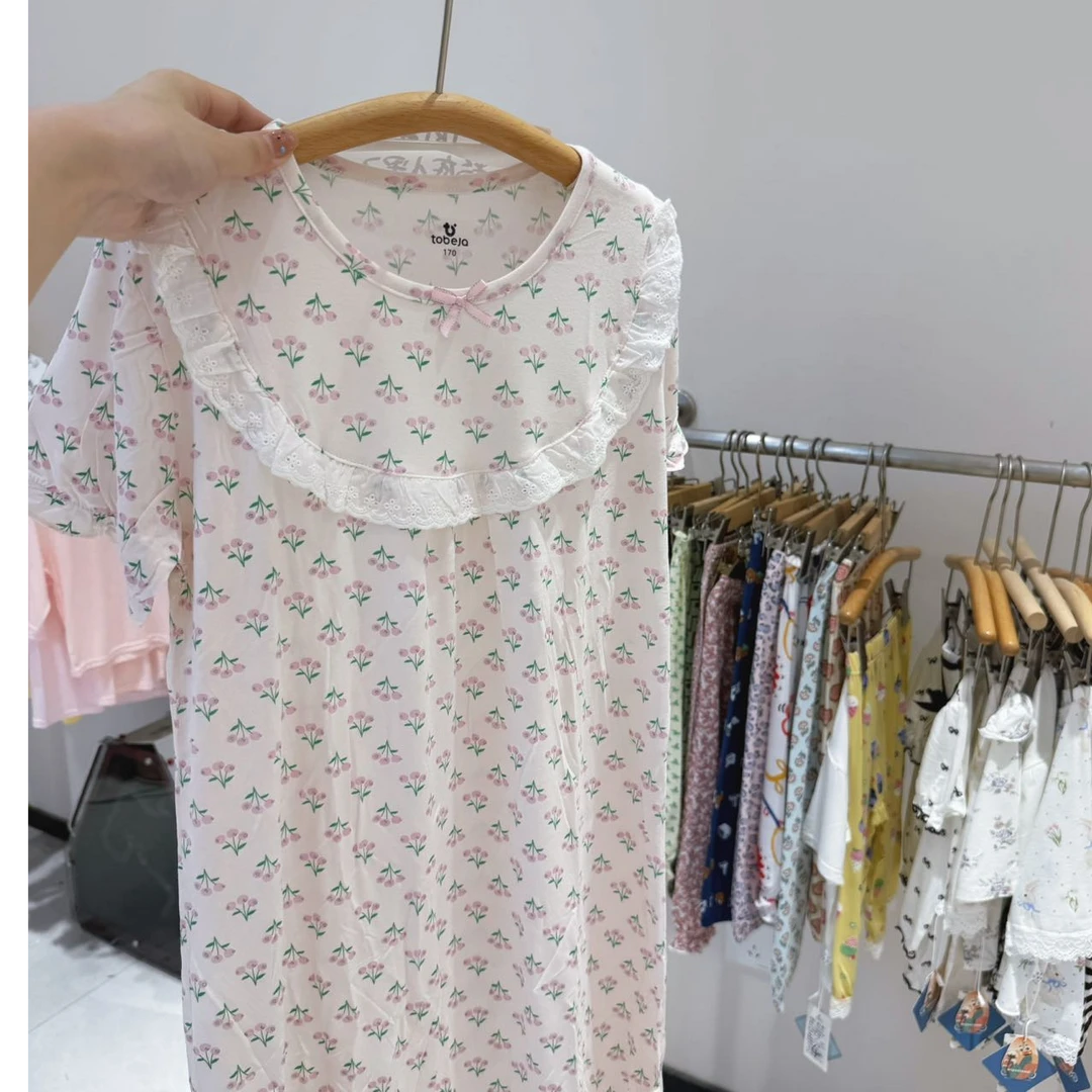 539夏季高端专场粉底小果子睡裙（小胖家居夏末青仓专场）睡衣