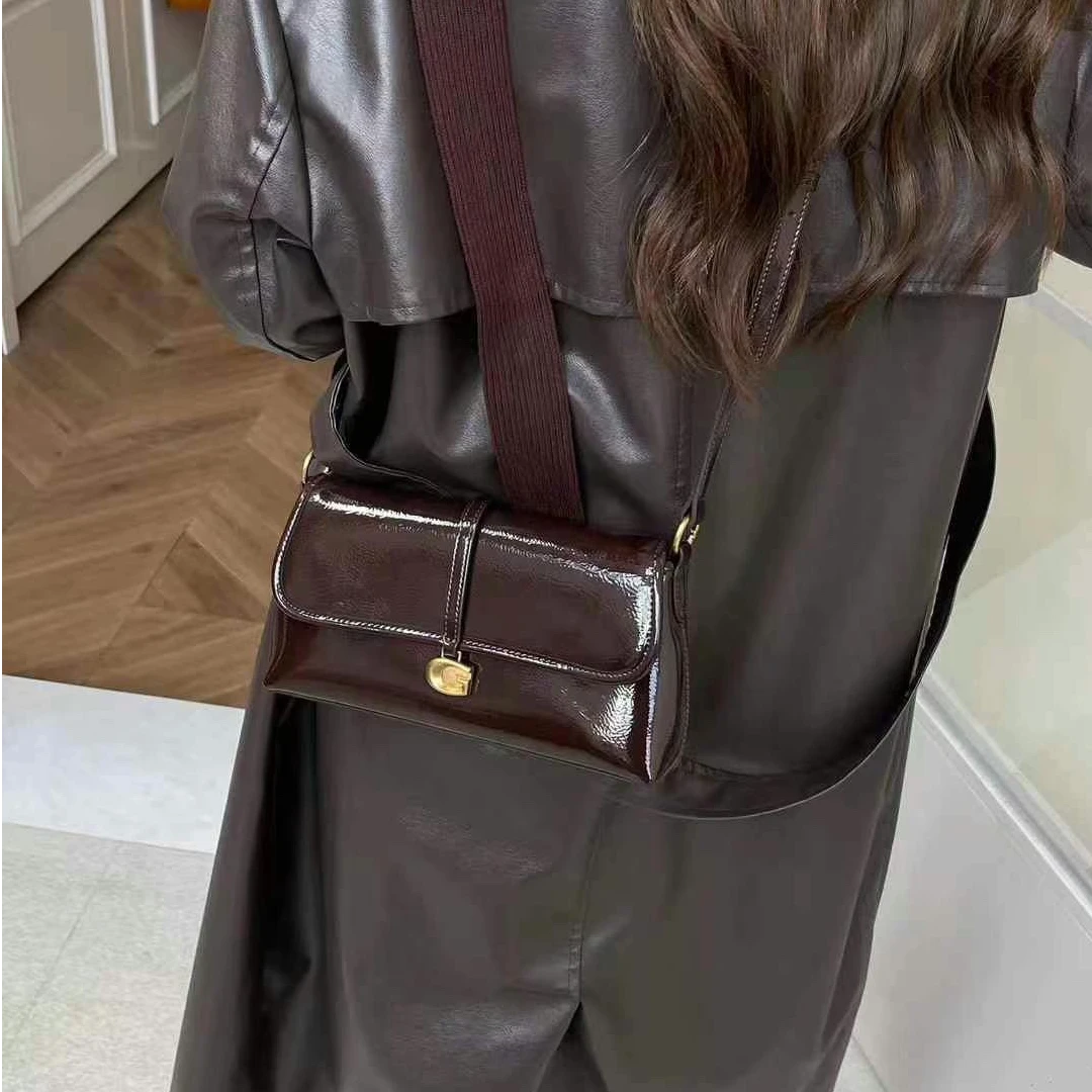 (001_030)时尚气质百搭复古单肩包休闲腋下小众包包轻奢女士包包