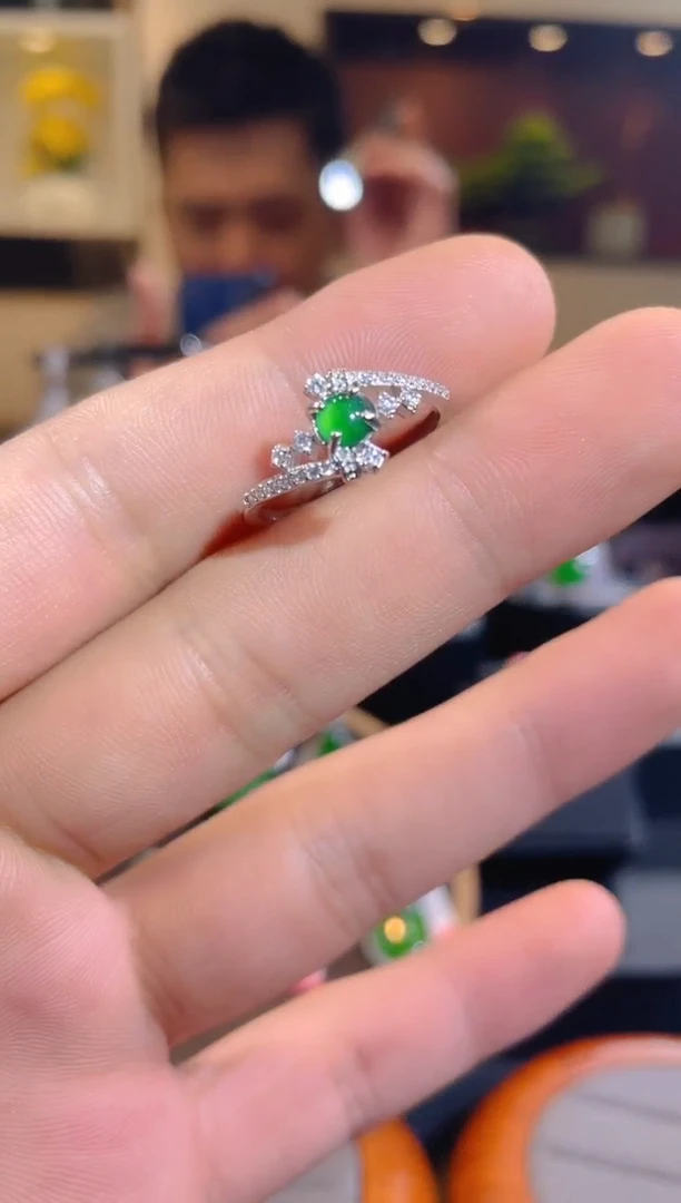 翡翠未镶嵌颈饰天然A货翡翠A2