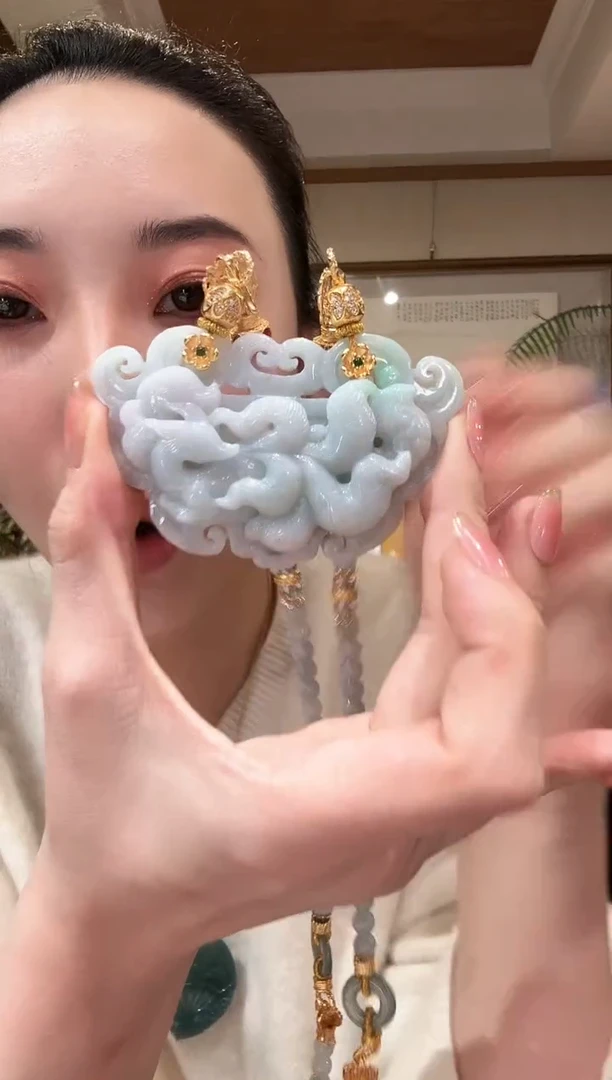 【闪购商品】翡翠颈饰未镶嵌国风