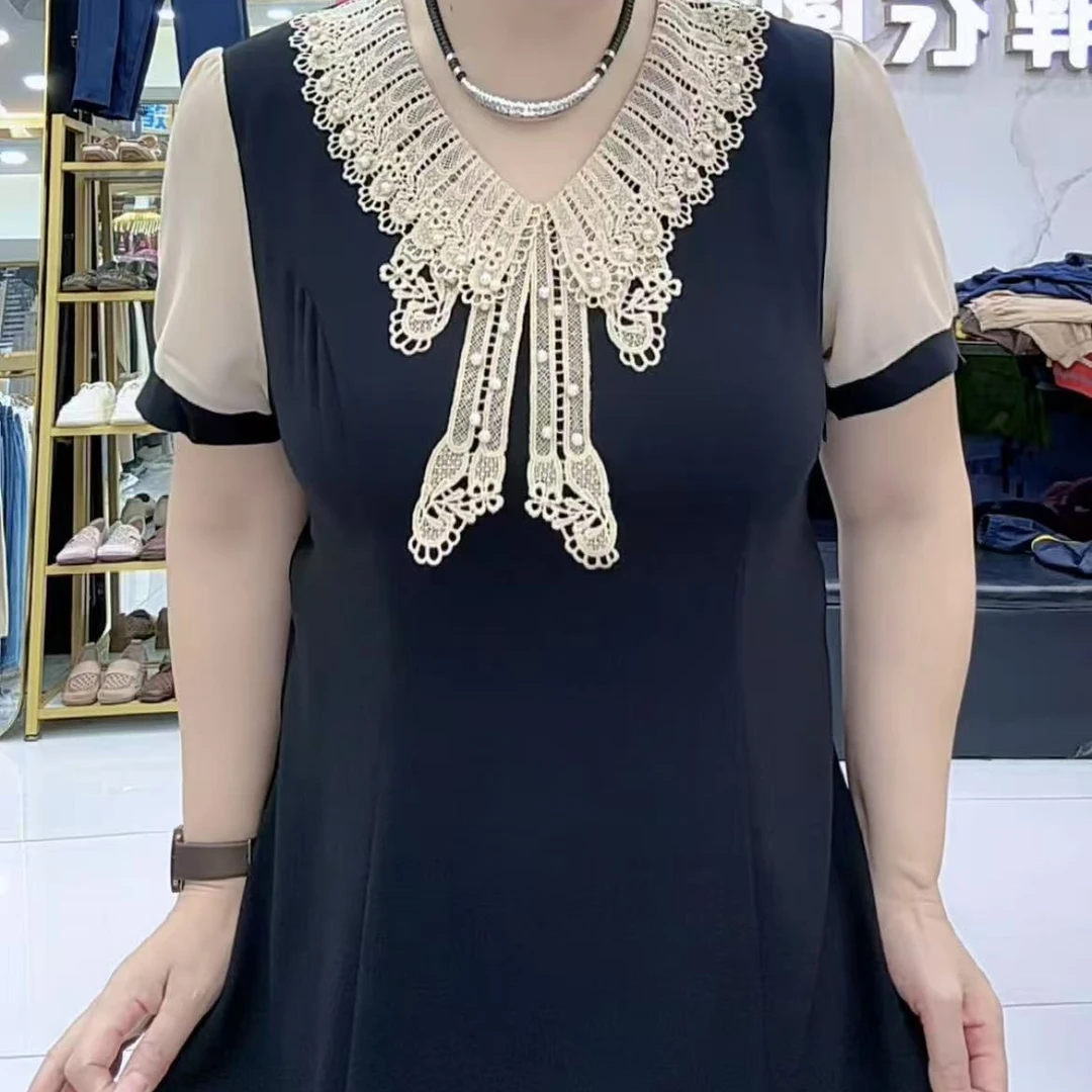 女士新款夏季裙子薄款显瘦显高黑色