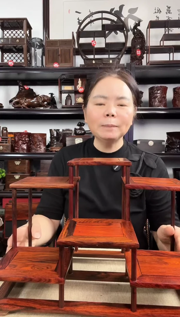木新款六连老李红木工艺品