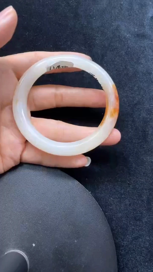 未镶嵌手镯和田玉43圈口56.3