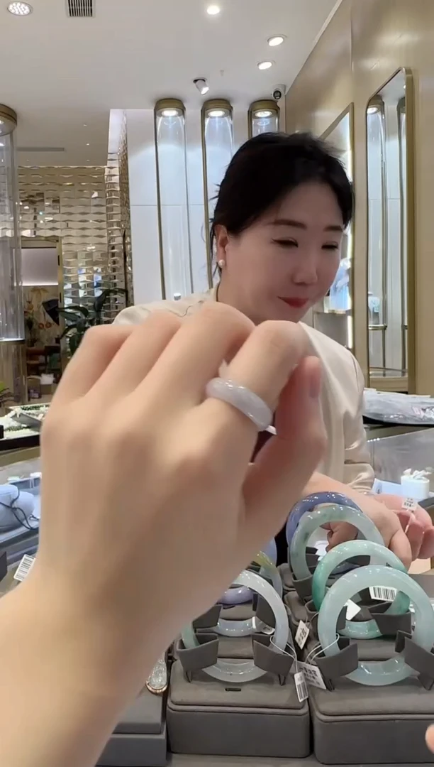 未镶嵌戒圈翡翠2多样发一