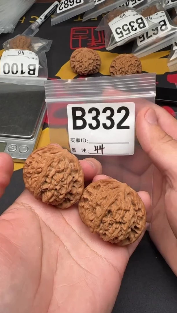 吊坠文玩核桃章*生蟠龙纹44-B332