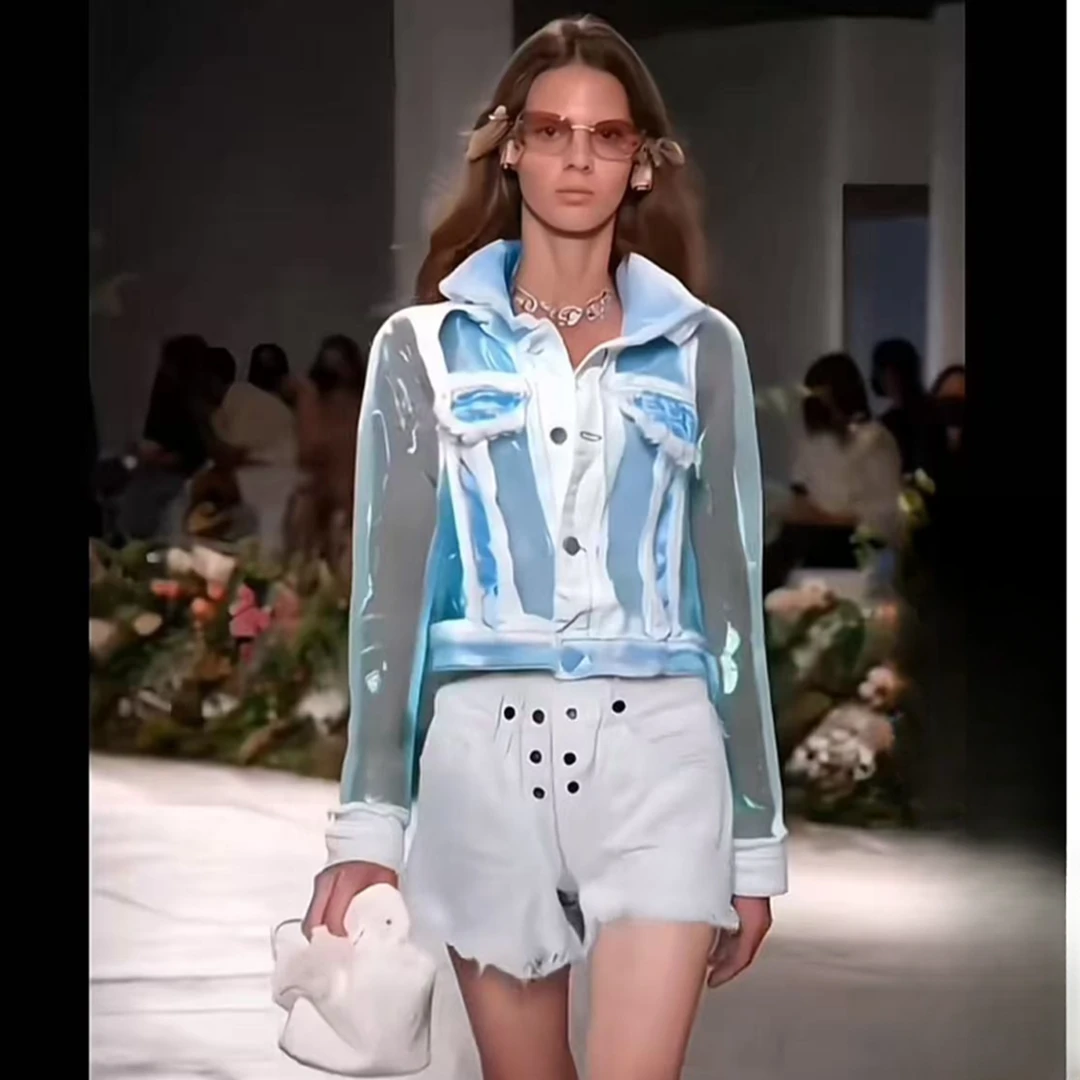 RV油画空气衣系列-2025新款原创欧美风男女个性时尚显瘦短款