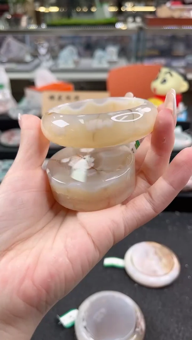 未镶嵌手镯石英质玉55圈口 （赠品镯心）3648418