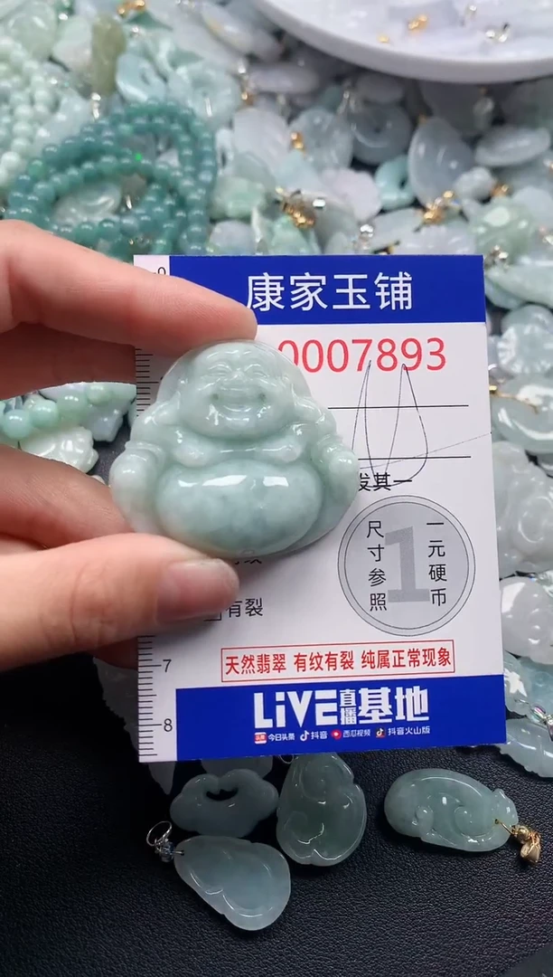 吊坠(不含链)未镶嵌翡翠7893