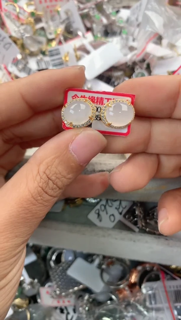 银S925镶嵌戒指翡翠777            1