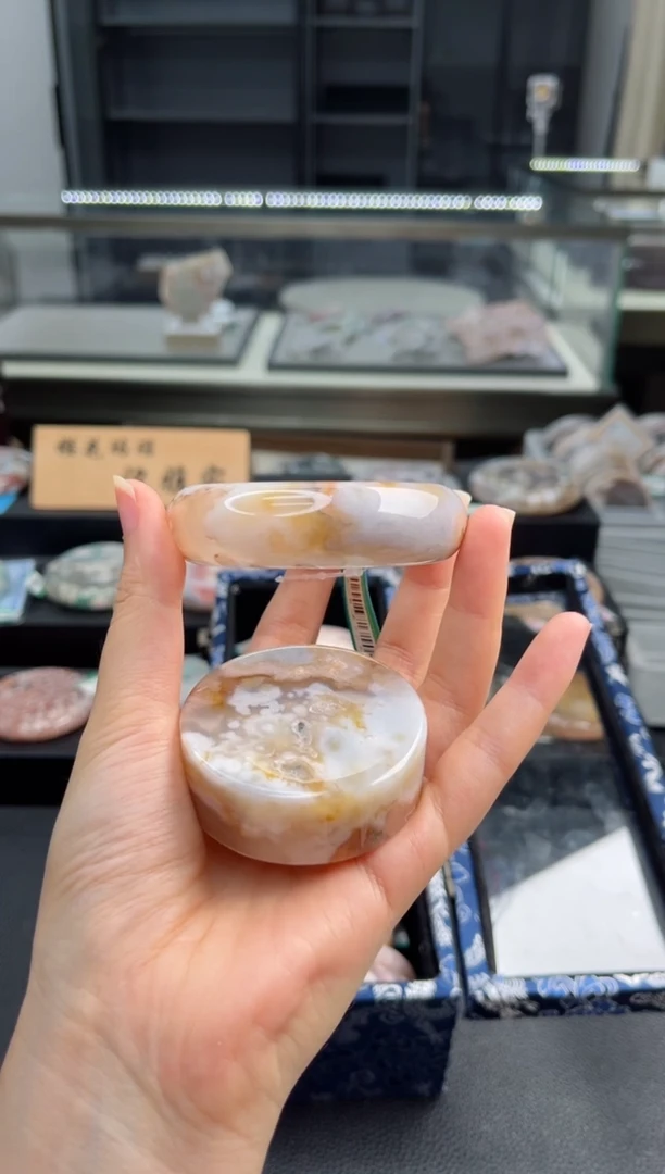 石英质玉手镯未镶嵌54圈口（赠送镯心）1567112