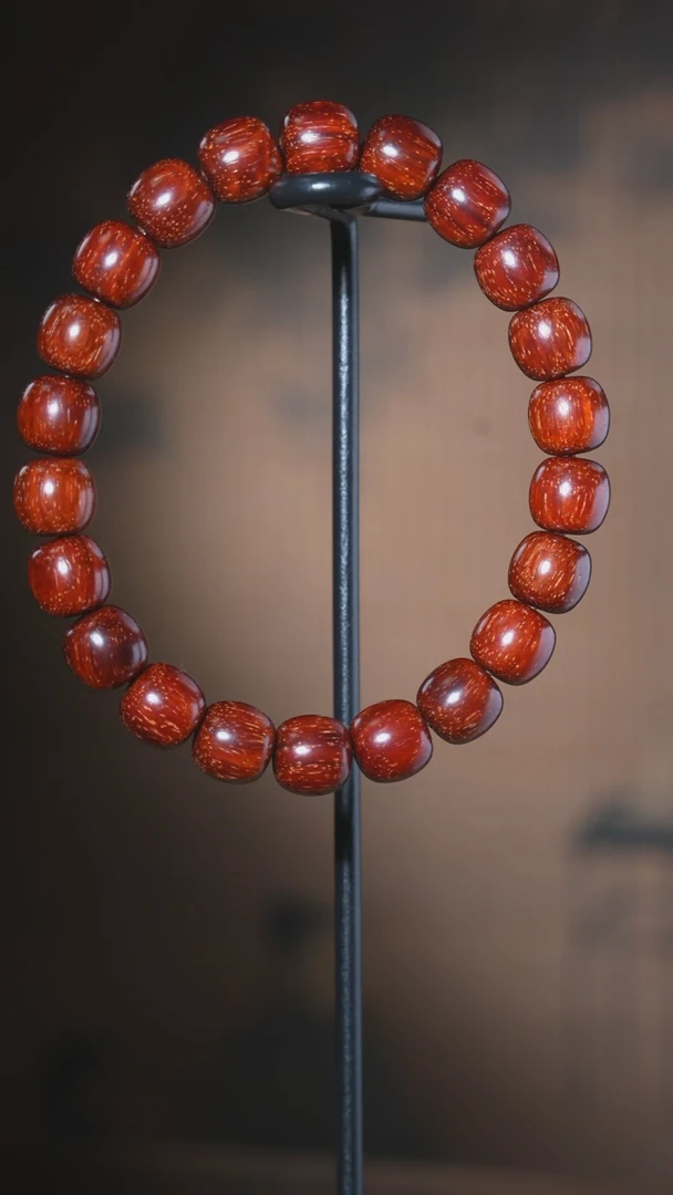 檀香紫檀（小叶紫檀）手串/手链印度小叶紫檀精工10单圈