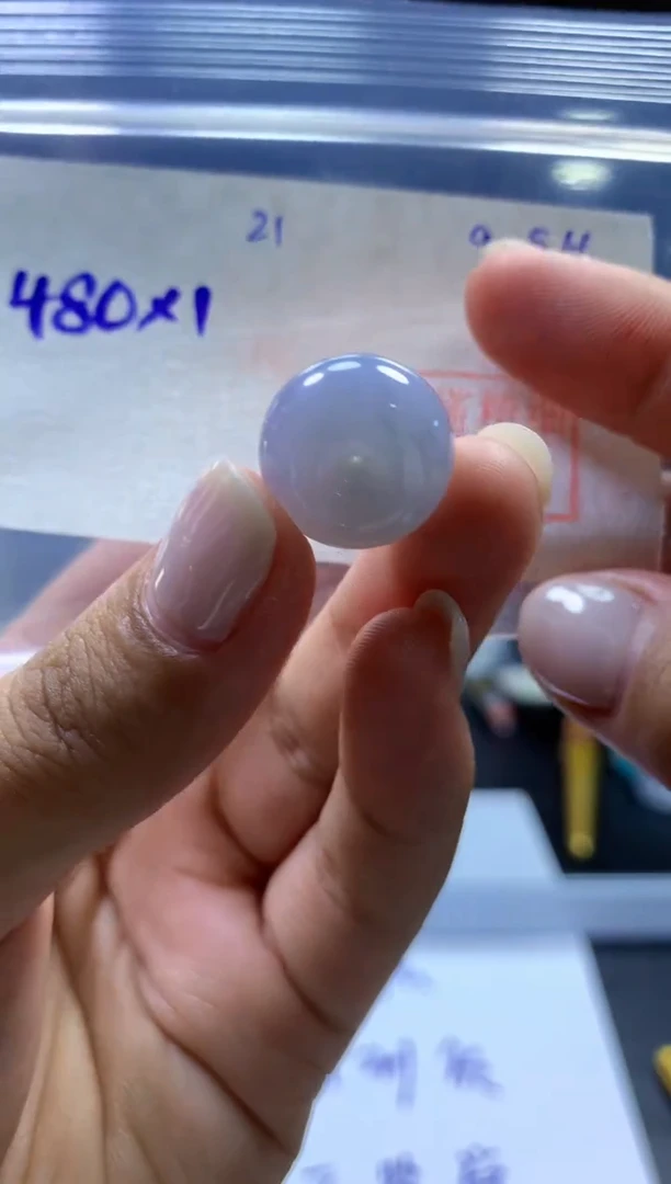 未镶嵌定制翡翠扣子#480元-毛货需精细抛光