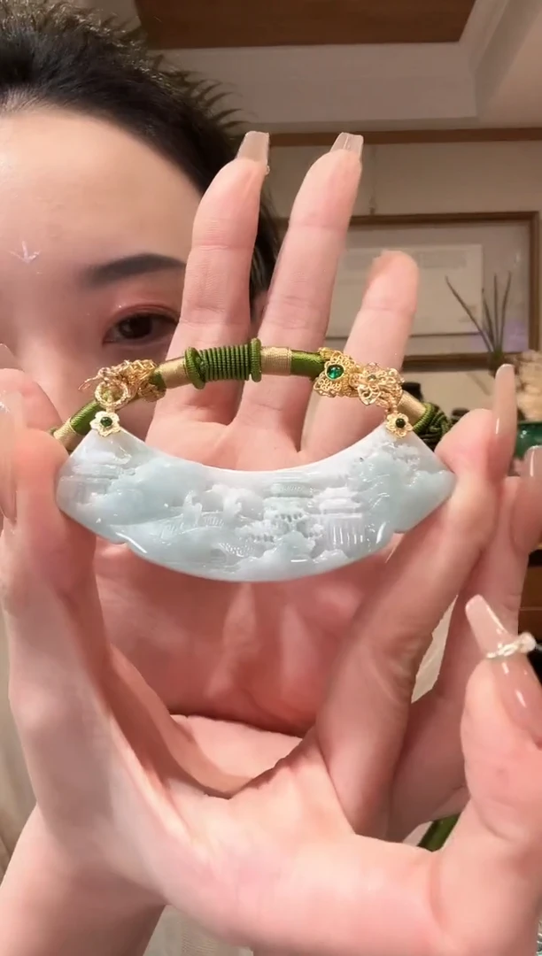 【闪购商品】翡翠颈饰未镶嵌国风