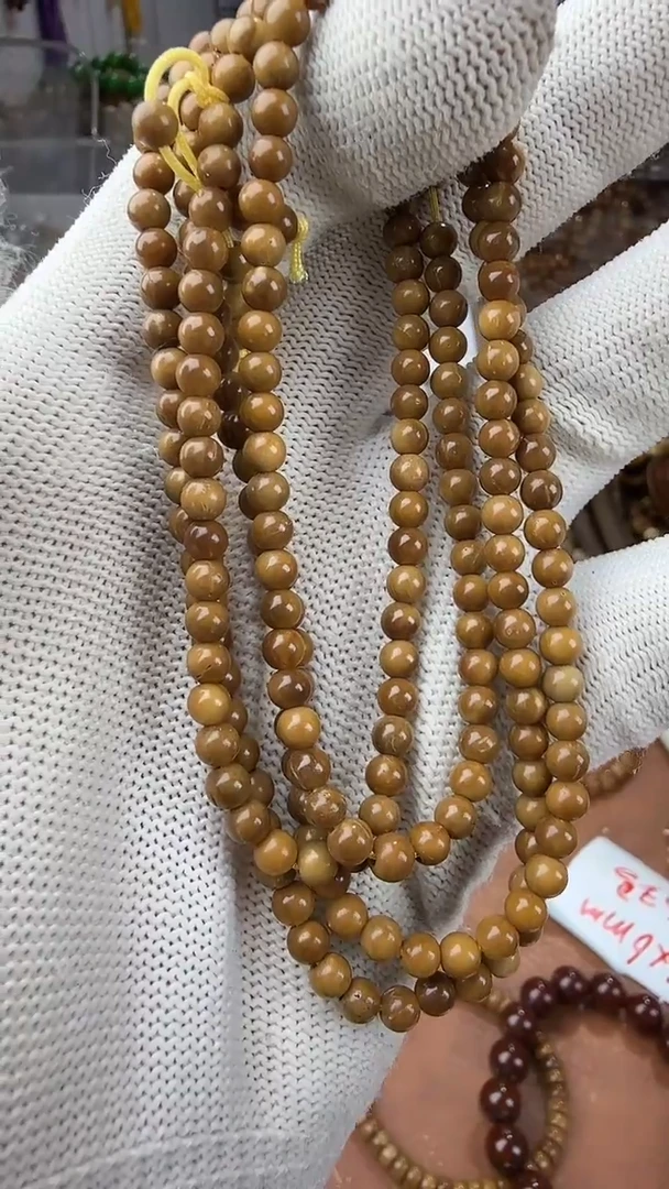 手串库克库克4mm长串·有棕眼线