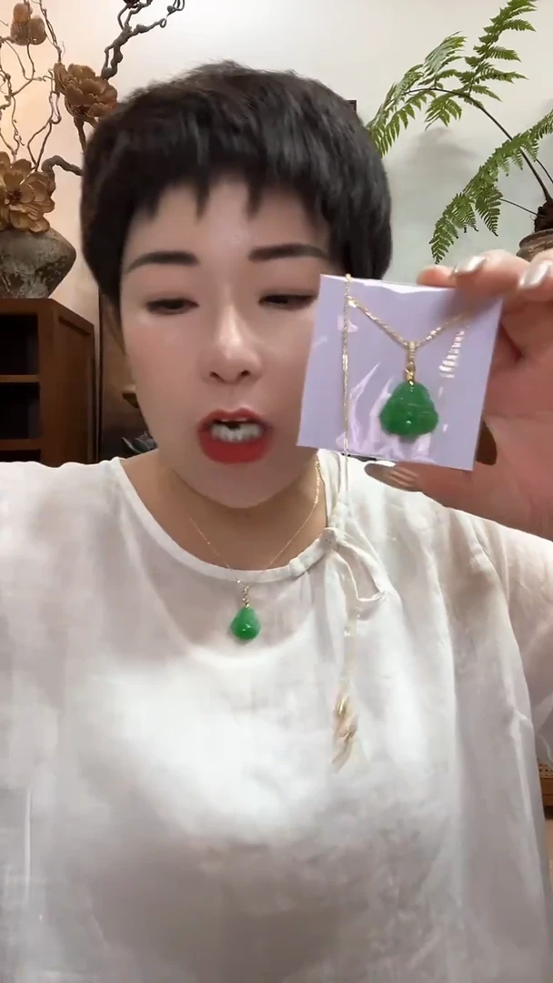 吊坠(赠链)合金翡翠258