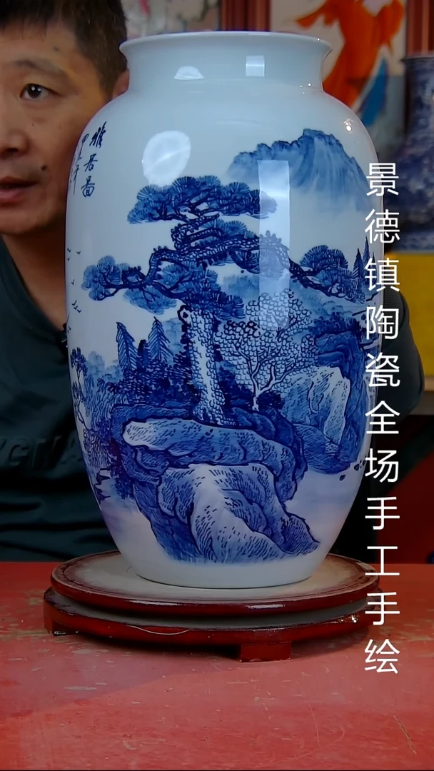 摆件景德镇陶瓷 全场手工手绘