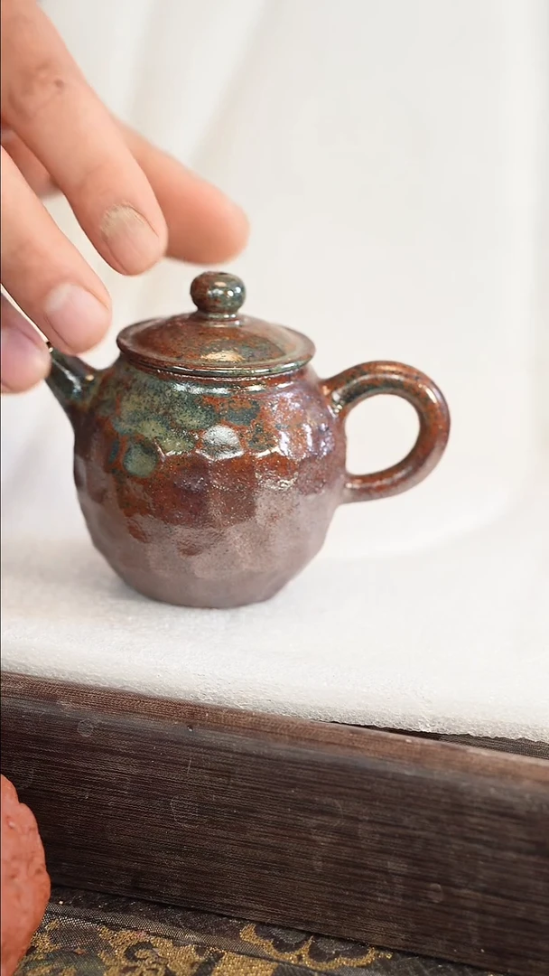 茶壶紫砂原矿手工制作