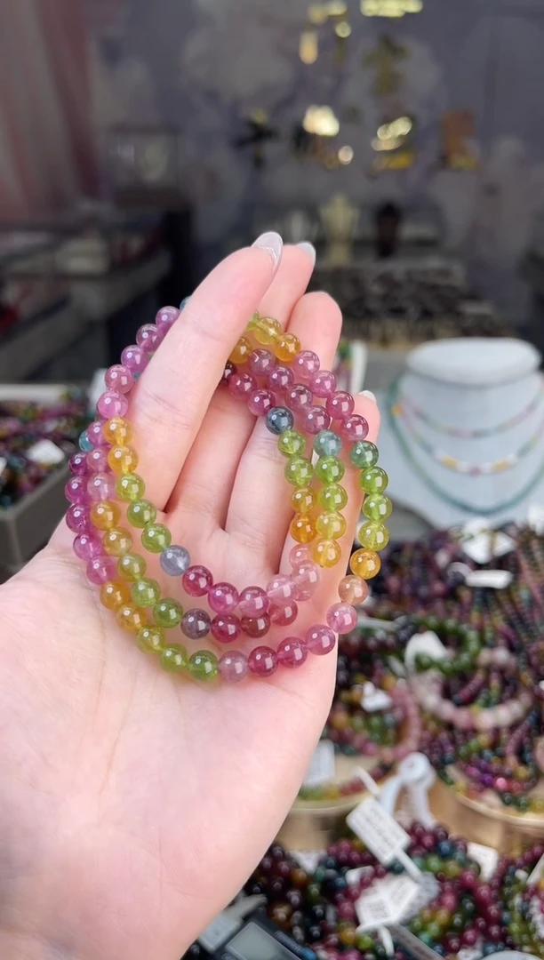 【闪购商品】碧玺/未镶嵌6mm+碧玺多圈多样性发货