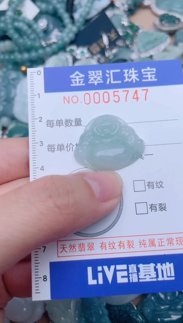 翡翠未镶嵌颈饰5747.......1