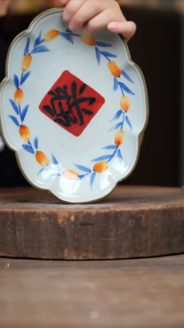 瓷片景德镇高温釉下彩（食品级）