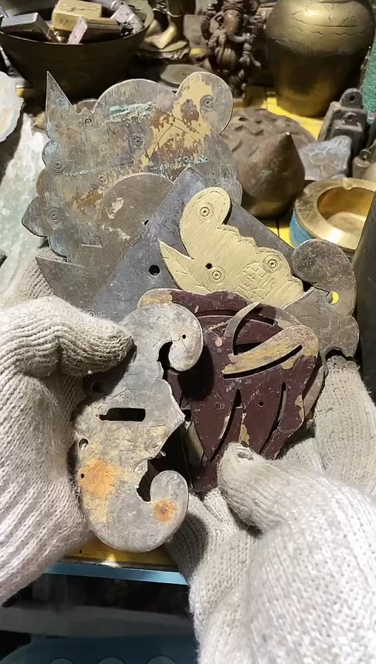 木***3金属工艺品二手旧货默认瑕疵