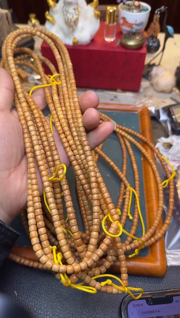 【闪购商品】白玉菩提手串龙脊菩提多圈直切6*5mm