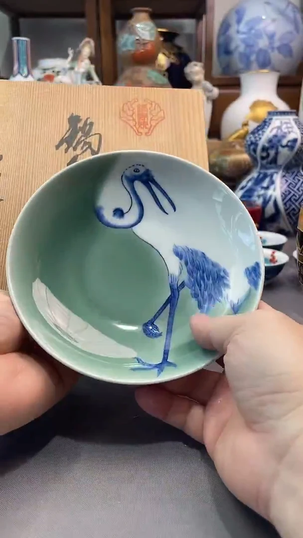 瓷片高足青瓷盘一一