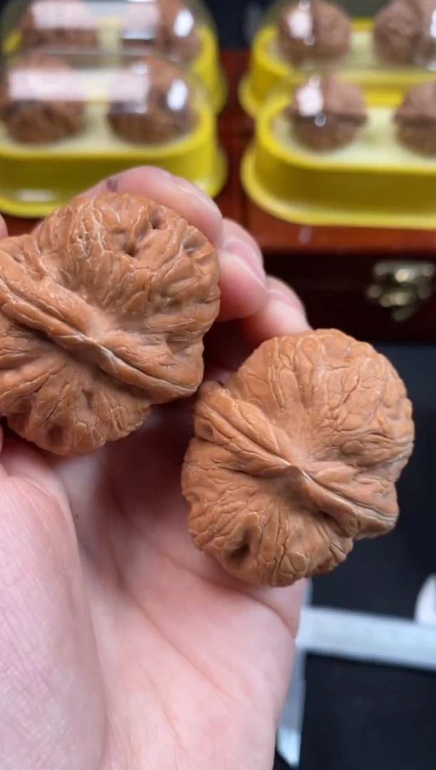 把件文玩核桃元宝40尺F447