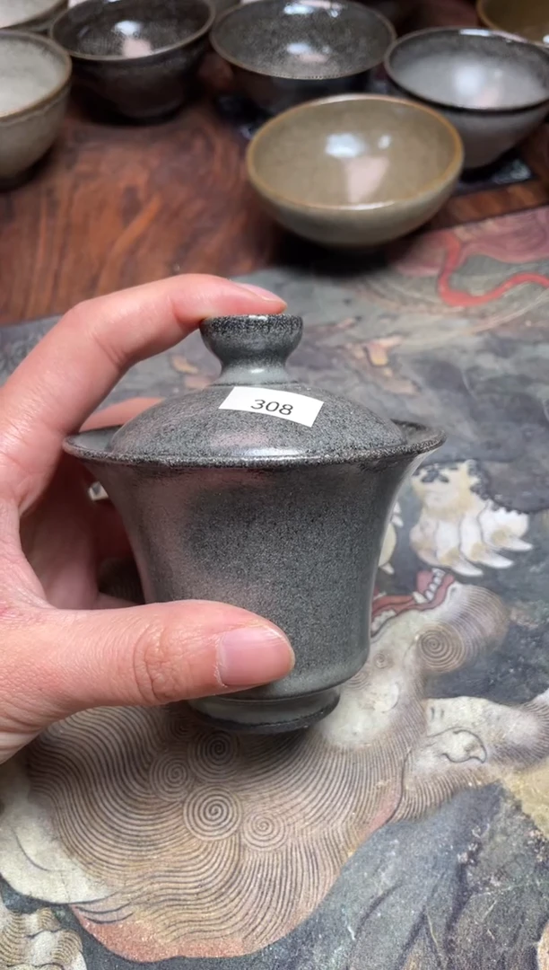 【闪购商品】盖碗308  福临号建盏盖碗