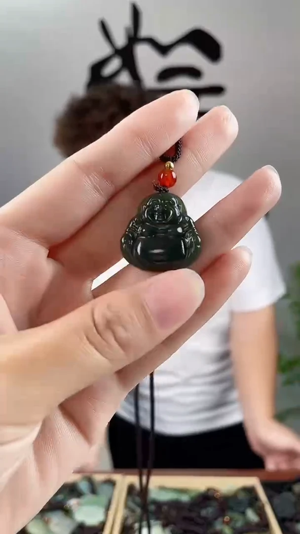 和田玉未镶嵌颈饰拍一发一，多样性发货