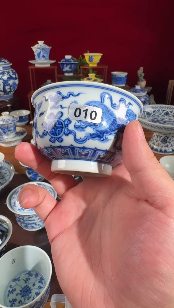 不二说瓷纯手绘杯