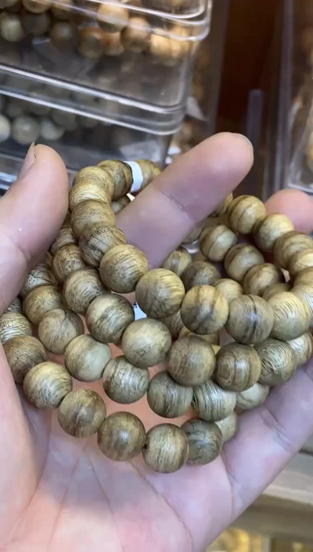 沉香手串斯里兰卡圆珠单圈红土沉1.1多样性发其一