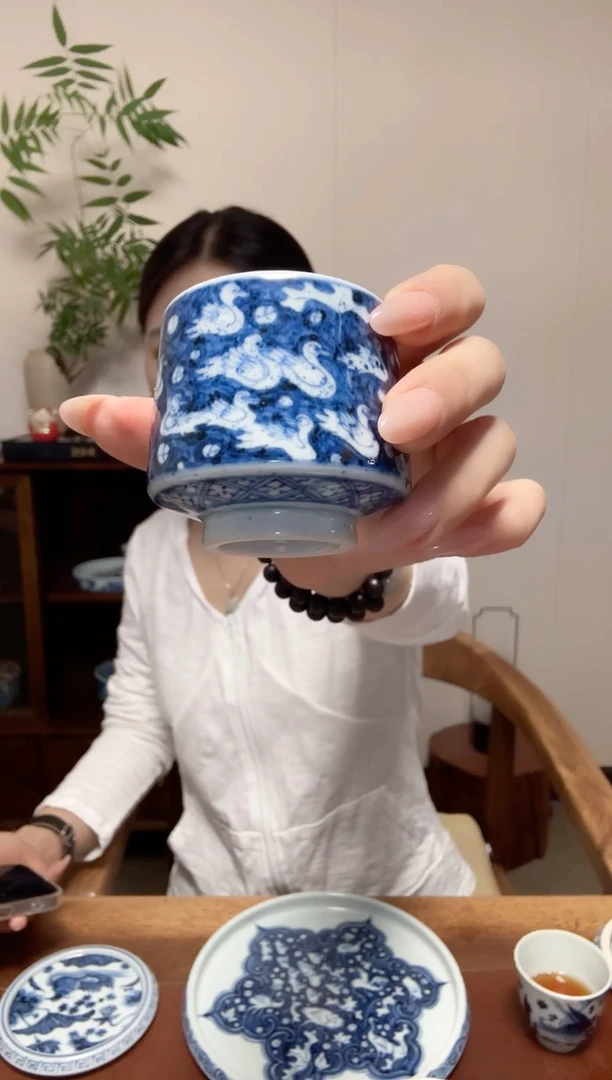 陶瓷器瓷器路路通杯子1个