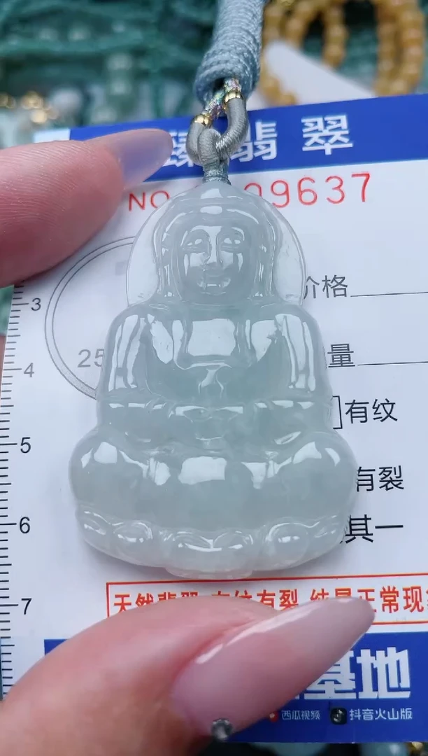 翡翠未镶嵌颈饰.0009637