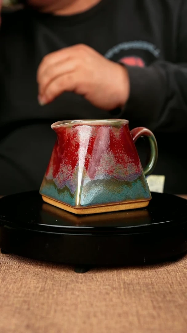 【闪购商品】733#省工一级品原矿钧瓷炉钧釉公道杯