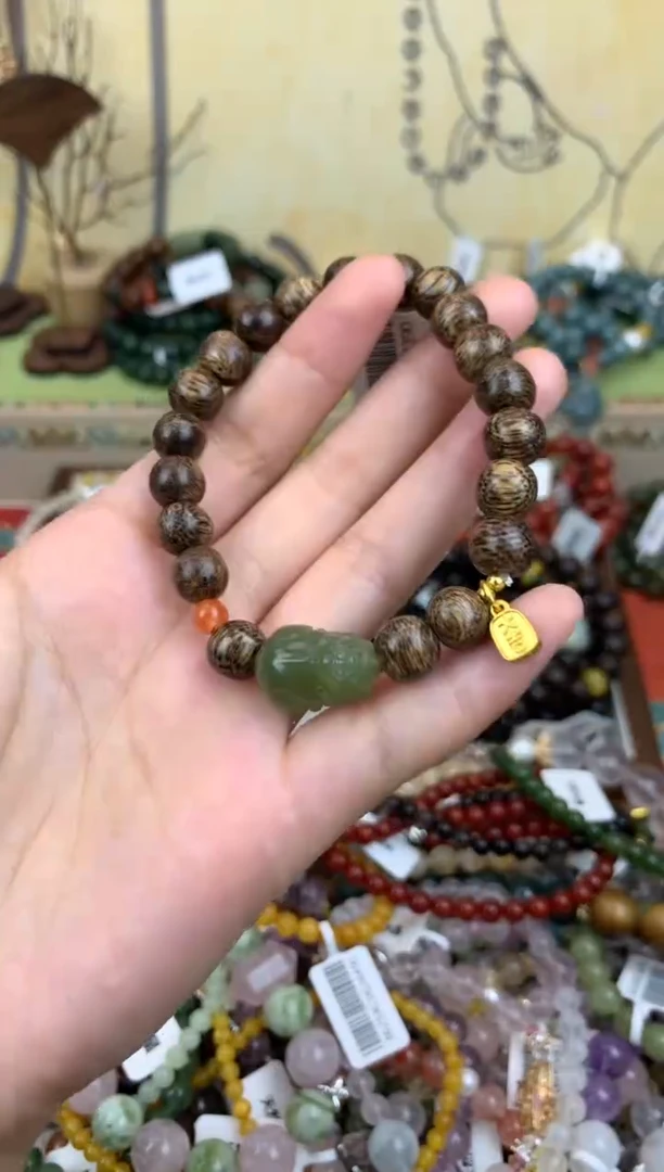 未镶嵌檀香木手串105