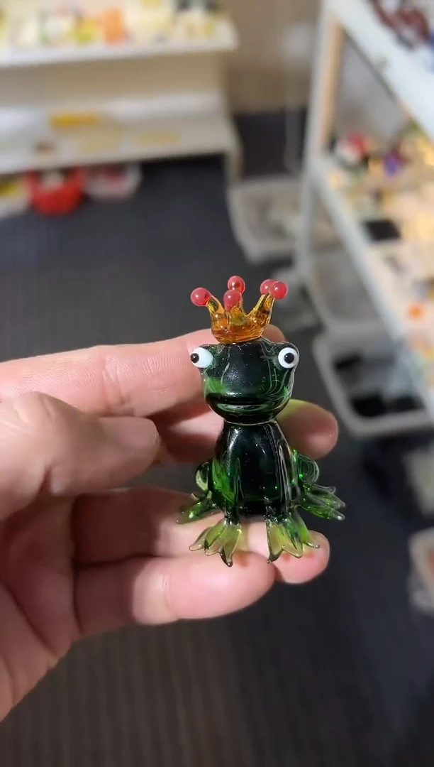 手工艺品琉璃特价青蛙王子