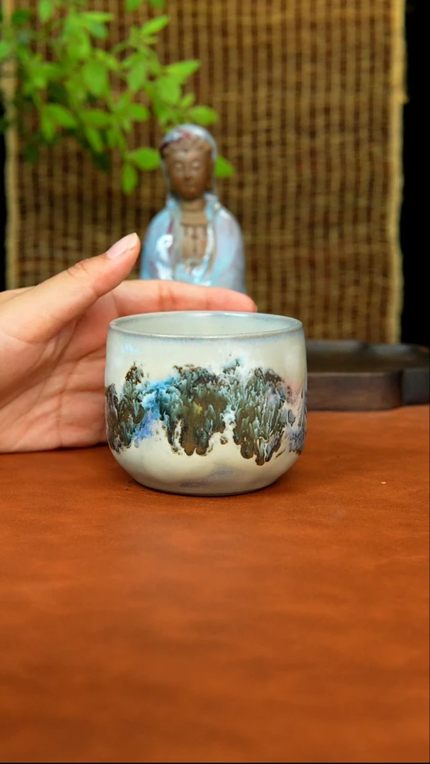 980号/原矿原产地钧瓷茶具