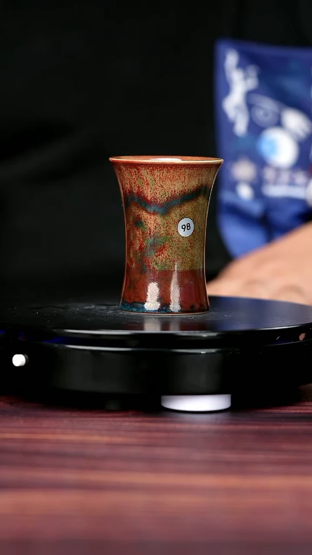 其他菲**乐98#盼龙窑一级品原矿钧瓷束腰杯