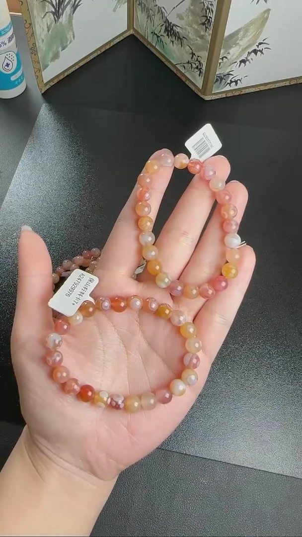 【闪购商品】南红玛瑙手串未镶嵌WY0114129原多样性发一