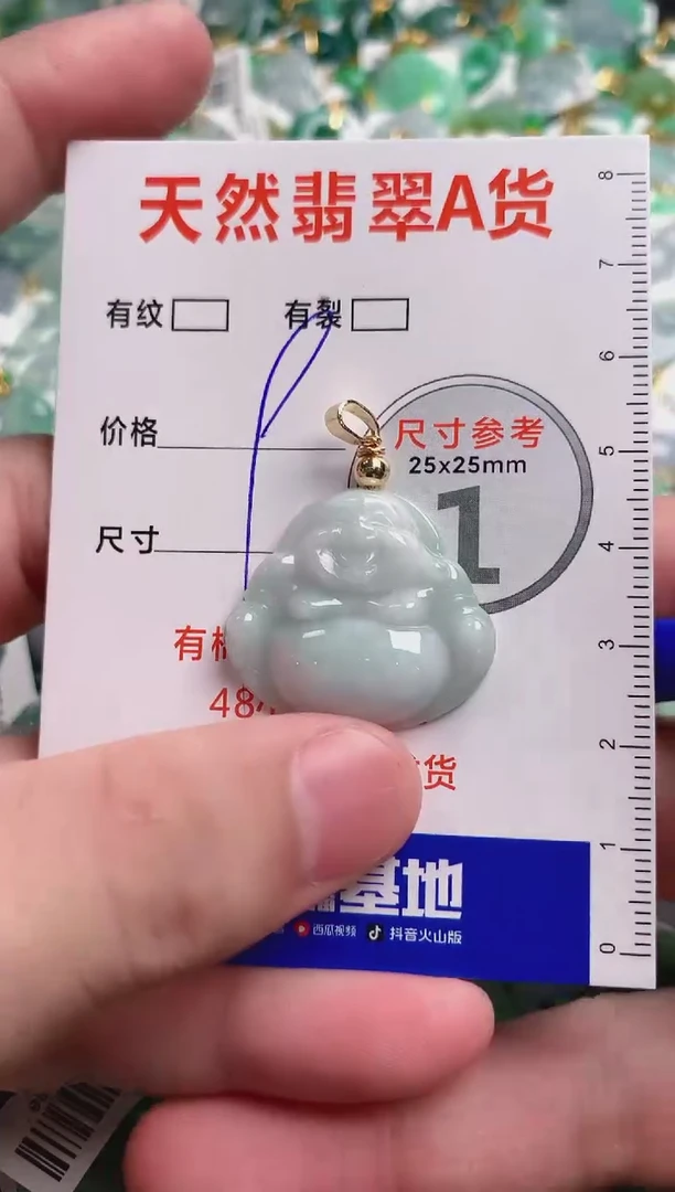 翡翠未镶嵌颈饰24001787