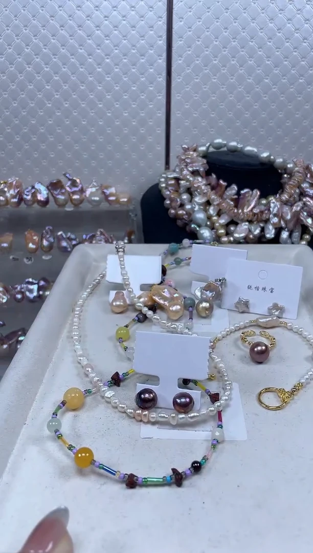 未镶嵌套装淡水珍珠【纯恬珍珠】