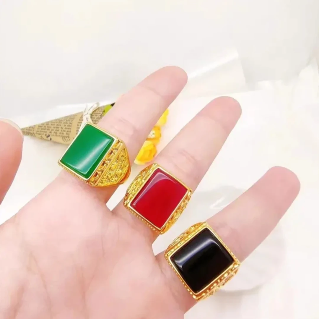 合金仿水晶戒指 （多款式）抖音好物 爆款来袭 复古轻奢简约经典