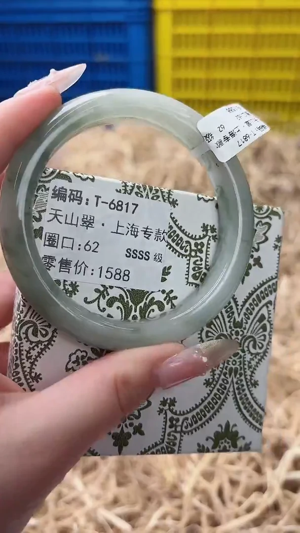 未镶嵌手镯石英质玉T-6817