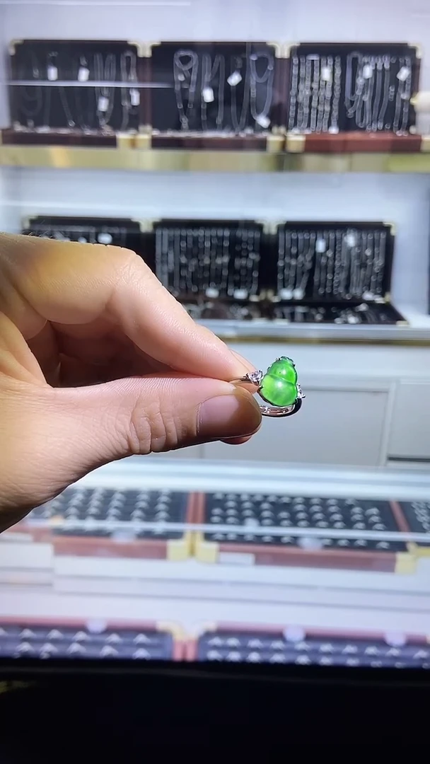 未镶嵌戒指翡翠多样性发货不含链