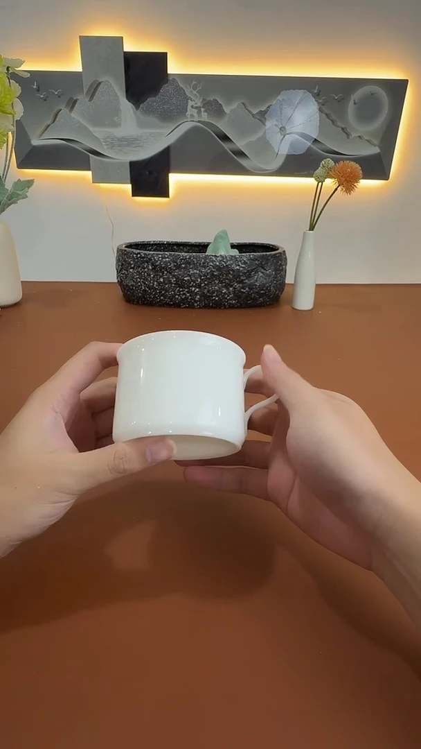 瓷片解得茶器00000璞玉咖啡杯
